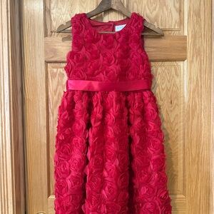 Gymboree Red Rosette Kids Dress